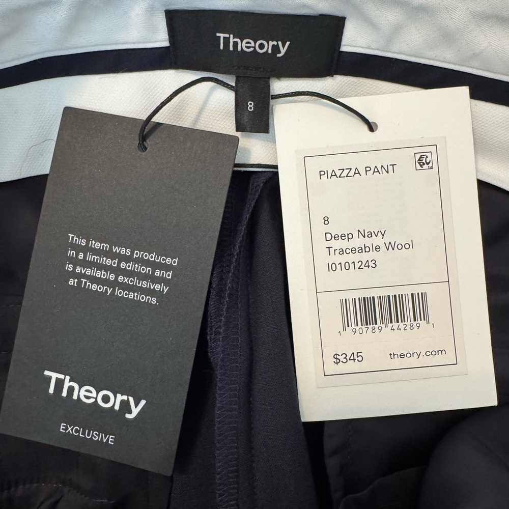 Theory Black Women's Trousers